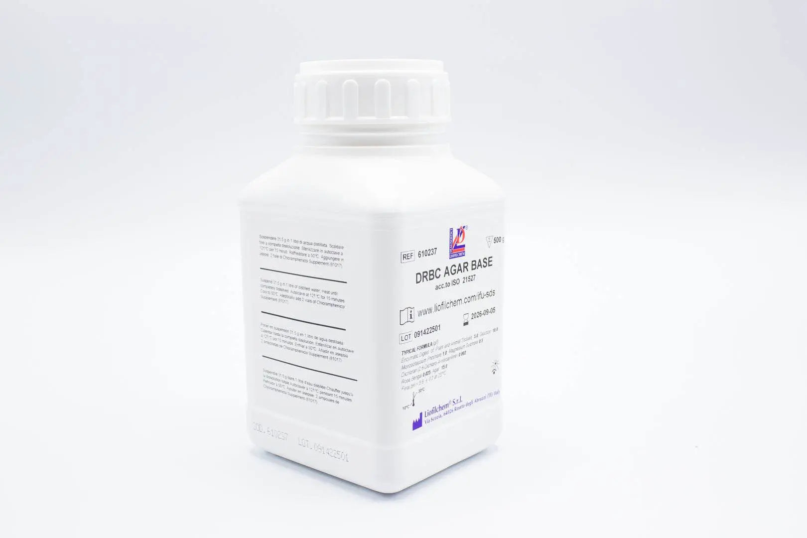 Liofilchem DRBC Agar Base Culture Media 610237