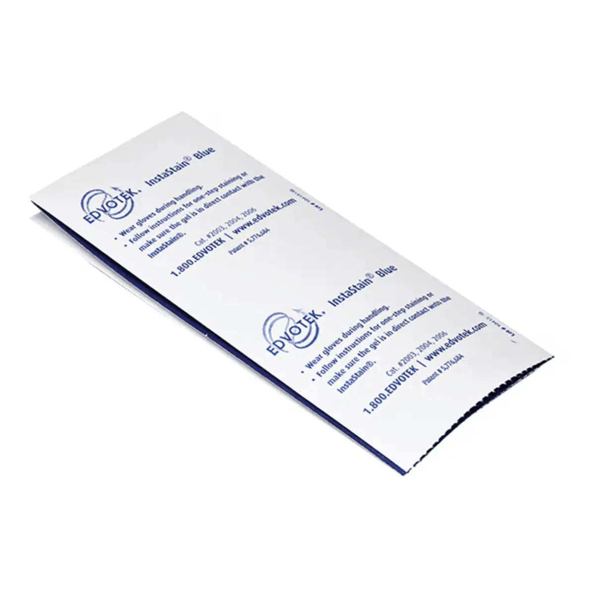 EDVOTEK Biotech Education UNIT InstaStain® Blue (for 40 gels)