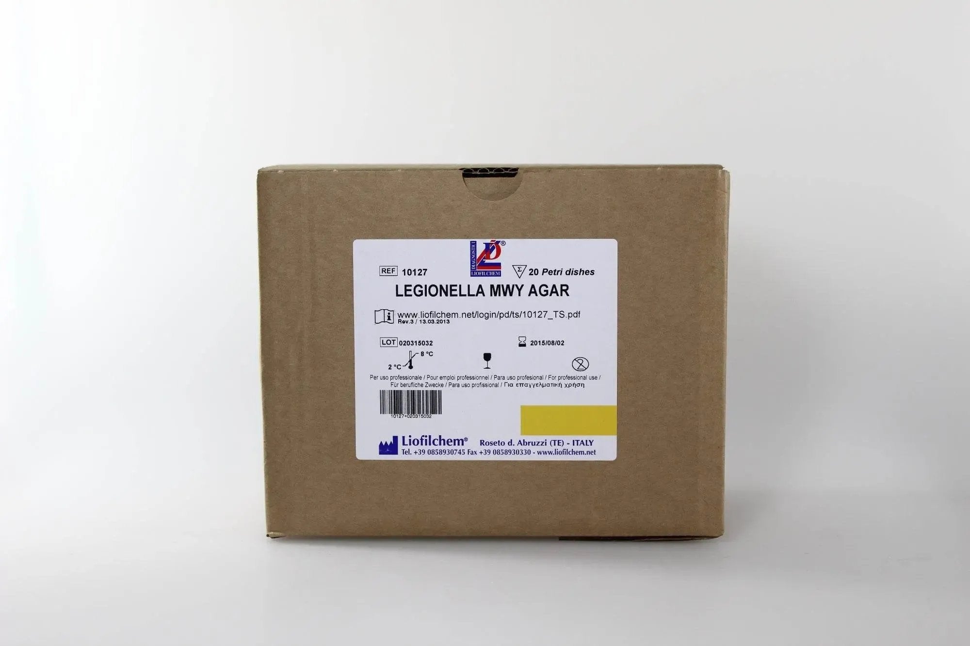 Liofilchem Legionella MWY Agar Culture Media 10127