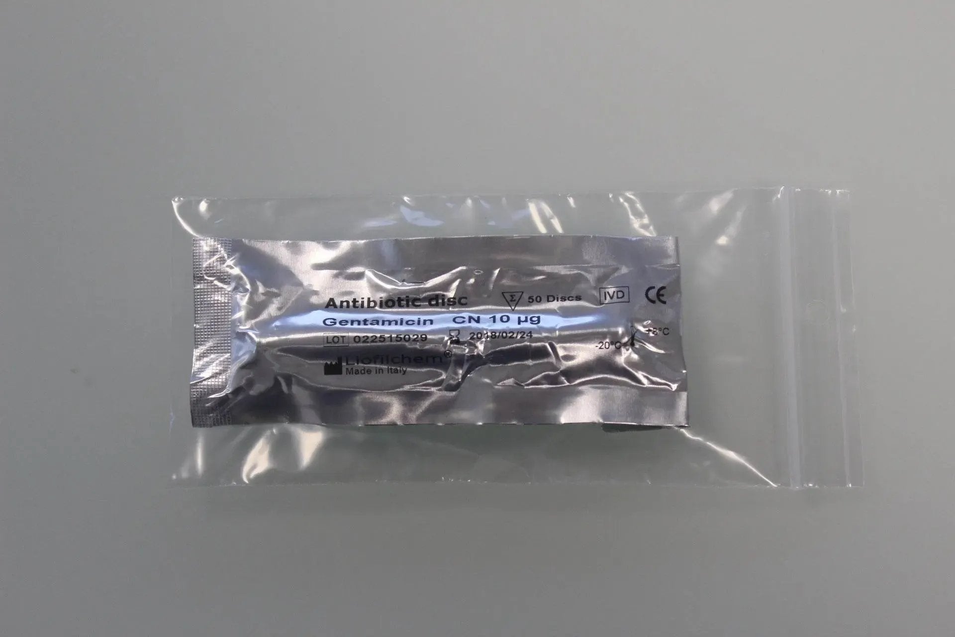 Liofilchem Levonadifloxacin LND 10 µg Antibiotic discs for susceptibility tests 9267