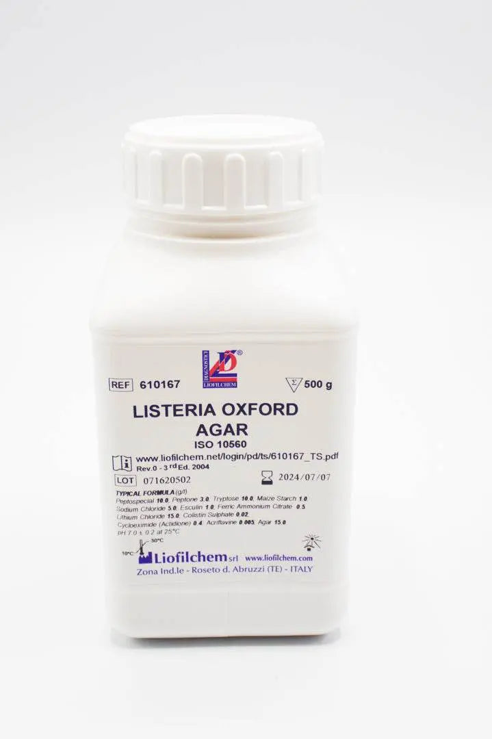 Liofilchem Listeria OXFORD Agar Culture Media 610167