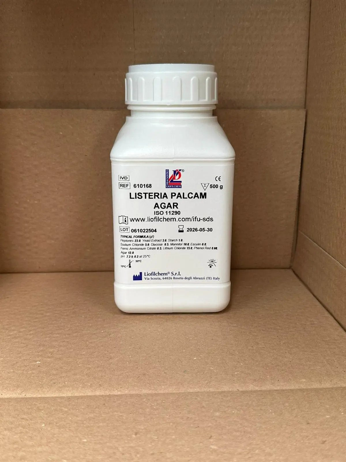 Liofilchem Listeria PALCAM Agar Culture Media 33087