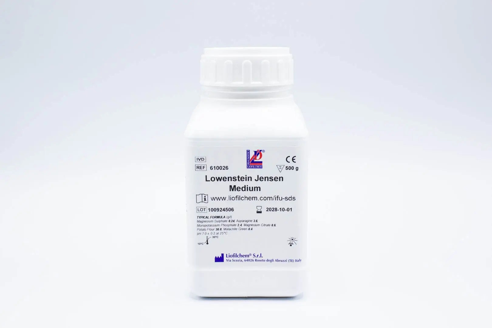 Liofilchem Lowenstein Jensen Medium Culture Media 610026