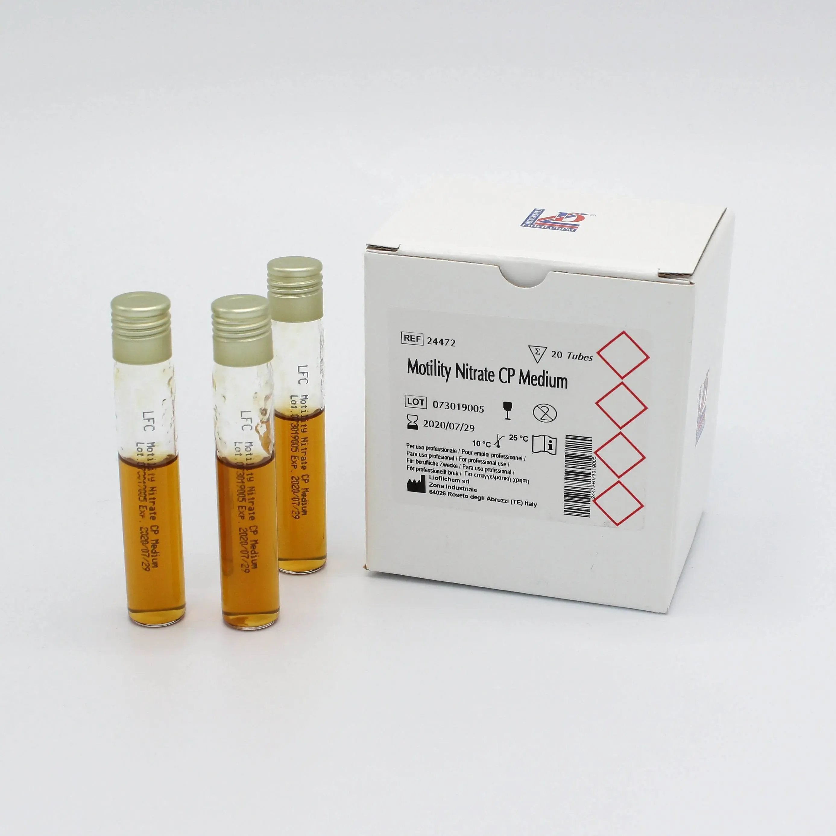 Liofilchem Motility Nitrate CP Medium Culture Media 24472