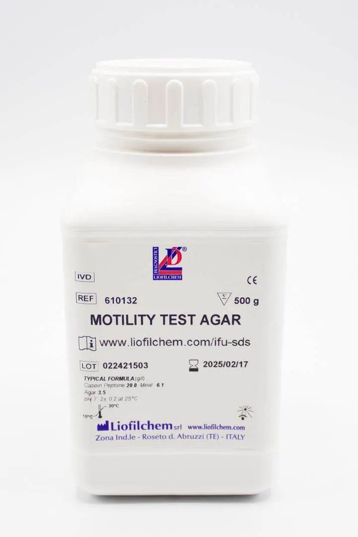 Liofilchem MOTILITY Test Agar Culture Media 610132