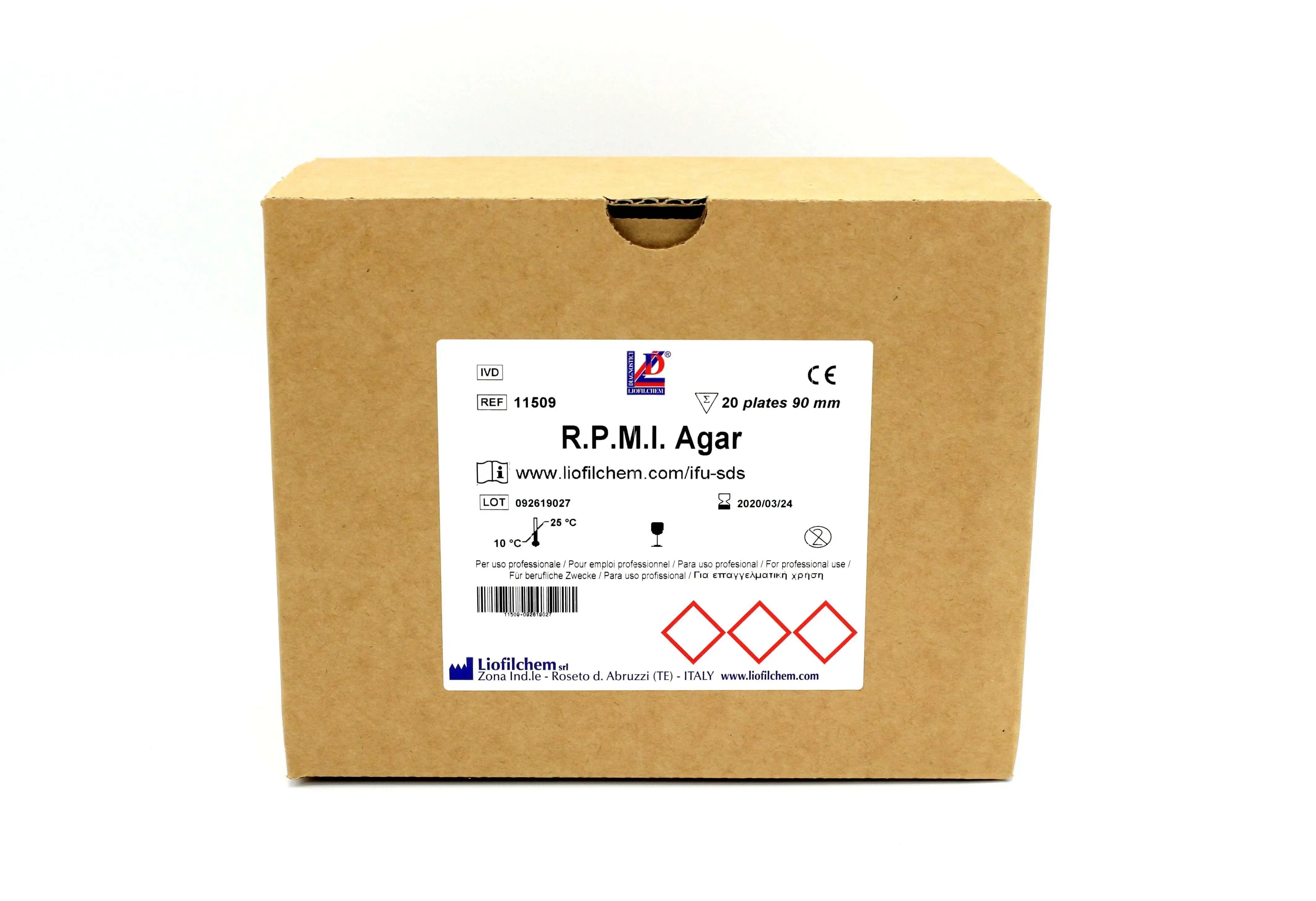 Liofilchem R.P.M.I. Agar Culture Media 10233