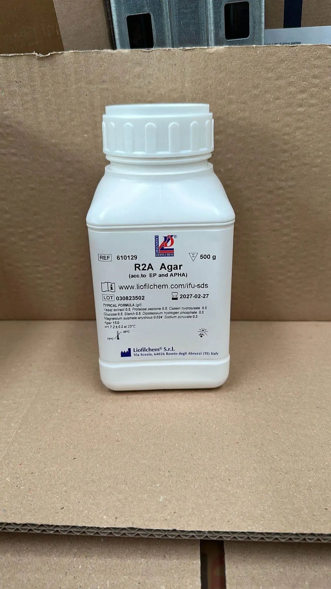 Liofilchem R2A Agar Culture Media 610129