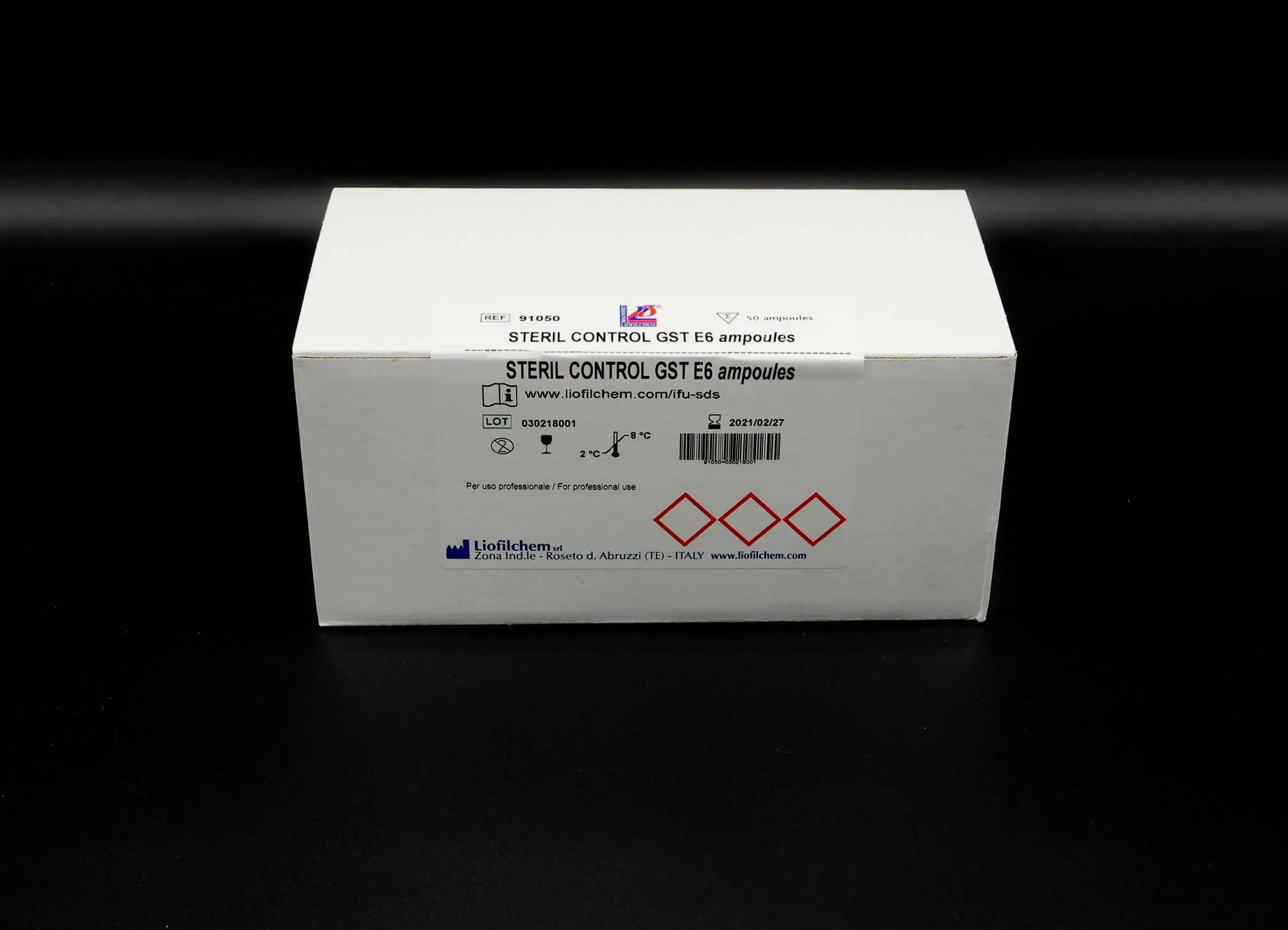 Liofilchem Steril Control GST E6 ampoules 91050