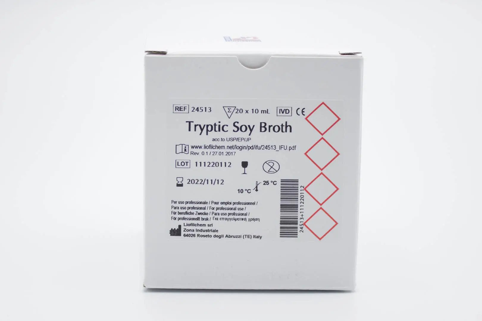 Liofilchem Tryptic Soy Broth Culture Media 495010