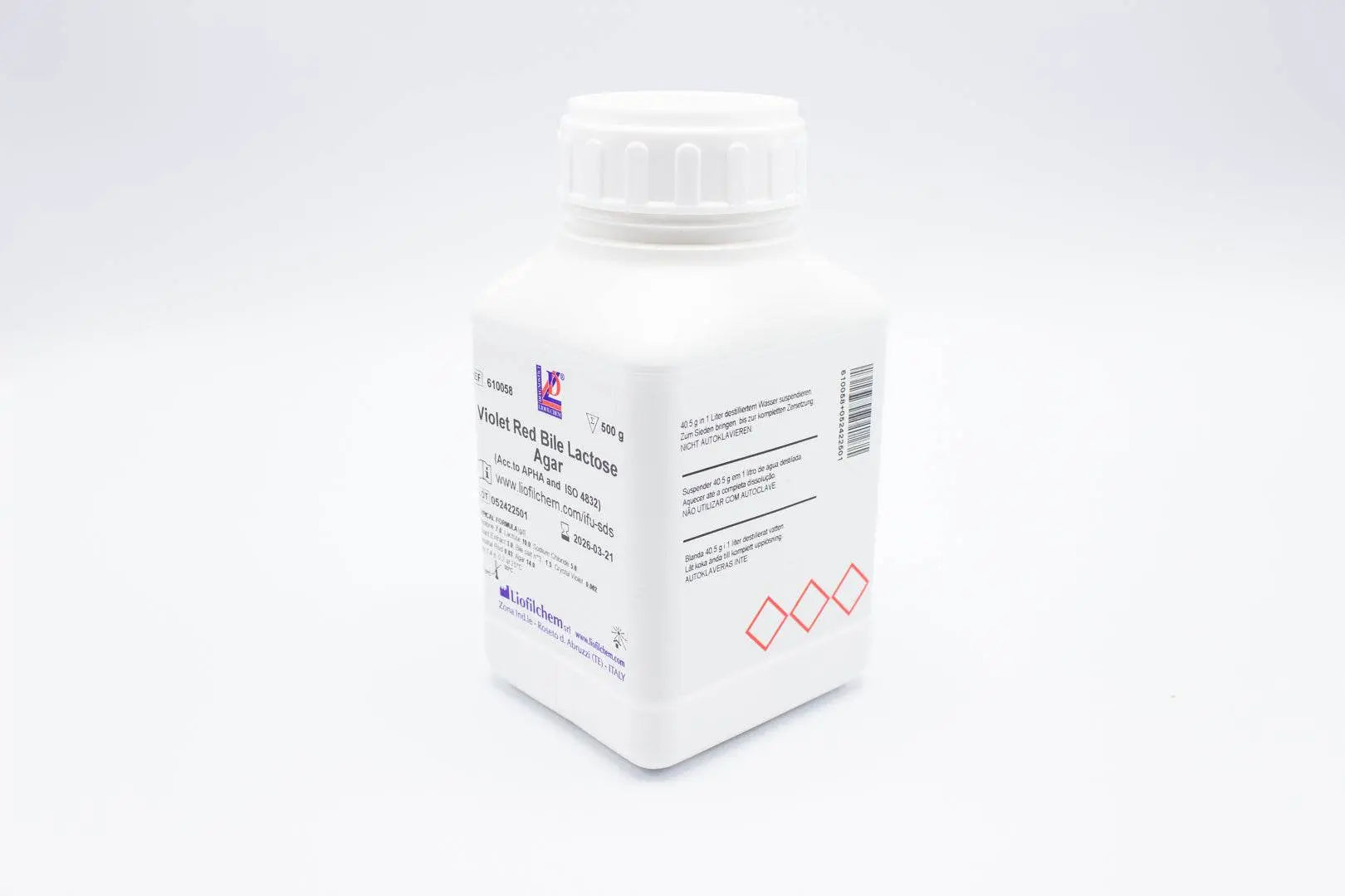Liofilchem Violet Red Bile Lactose Agar Culture Media 610058
