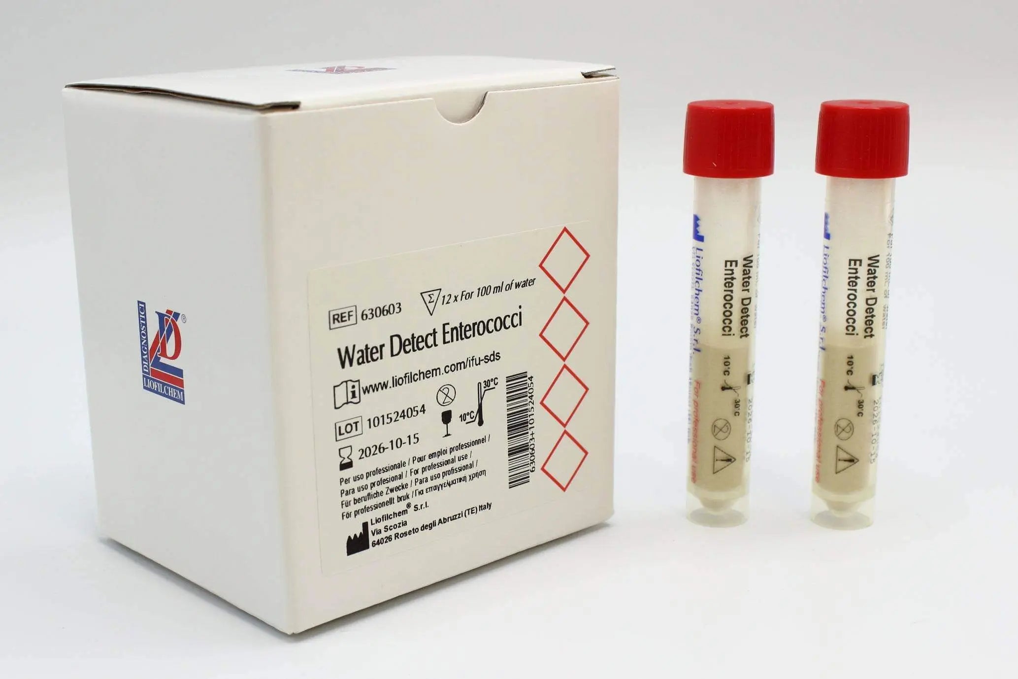 Liofilchem Water Detect Enterococci 100 mL (tubes) 630603